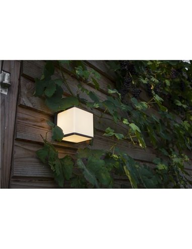 Arandela exterior LED quadrada DOBLO Ø15cm 19,1W 3000K/4000K
