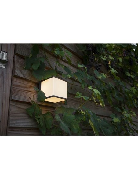 Applique extérieure LED carrée DOBLO Ø15cm 19,1W 3000K/4000K