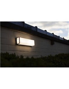 Aplique exterior LED DOBLO rectangular 34W 4000K 2