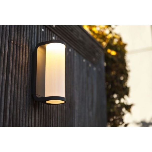 ADALYN Aplique LED para uso externo redondo 10,2W 3000K