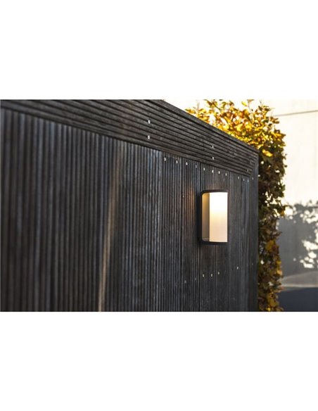 ADALYN Aplique LED para uso externo redondo 10,2W 3000K