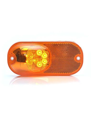 Feu Gabarit LED Clignotant Orange 2 Fonctions 12-24V E9 Pour Camion  Remorque