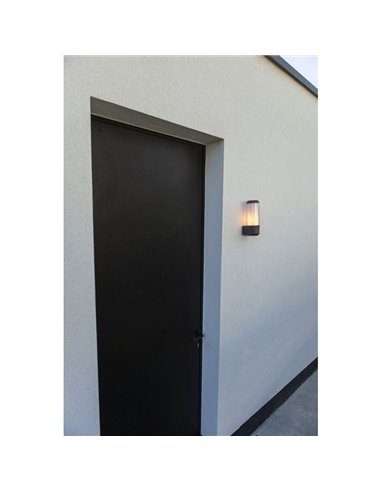 Lámpara de exterior HEROS cilíndrica de hoja perenne 15W E27 IP44 con o sin sensor 