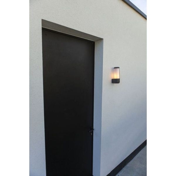 Lampe d'extérieur cylindrique à feuilles persistantes HEROS 15W E27 IP44 avec ou sans capteur