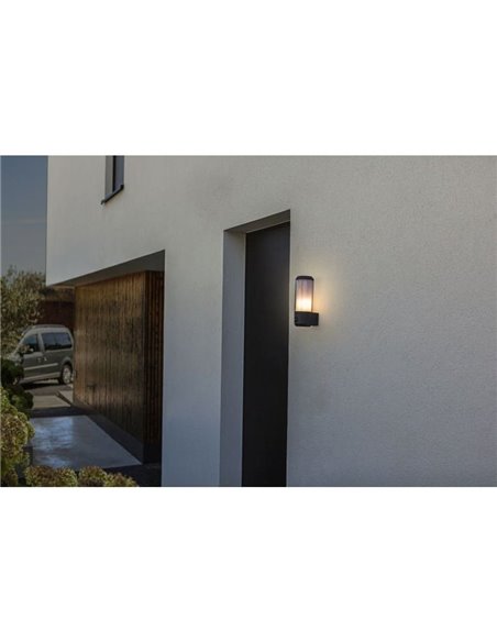 Lâmpada exterior cilíndrica evergreen HEROS 15W E27 IP44 com ou sem sensor