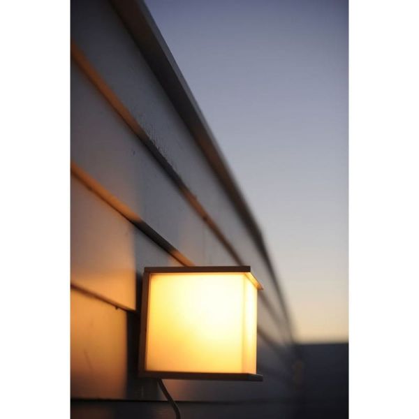 Aplique para exterior BOX CUBE cuadrado antracita E27 60W 