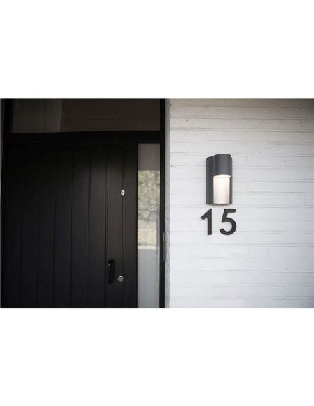 Applique GU10 avec ampoule invisible, pour extérieur URBAN cylindrique anthracite