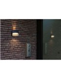 LOTUS Aplique LED para cima e para baixo para uso externo 11W 3000K