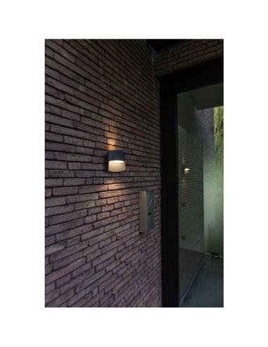 LOTUS Aplique LED para cima e para baixo para uso externo 11W 3000K