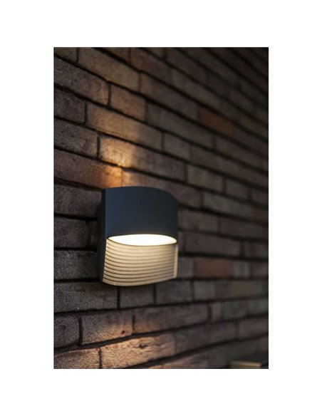 LOTUS Aplique LED para cima e para baixo para uso externo 11W 3000K