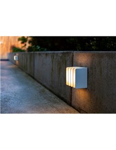 Aplique de exterior LED GRIDY con diseño de parrilla 14,5W 3000K 2