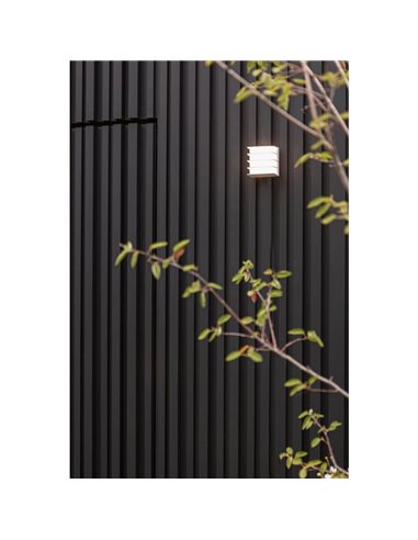Aplique de exterior LED GRIDY con diseño de parrilla 14,5W 3000K