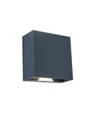 Aplique exterior LED GEMINI BEAMS cuadrado arriba y abajo con luz ajustable 3000K/4000K negro/antracita/blanco