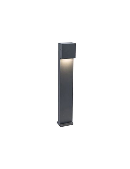 Poste de Luz exterior LED GEMINI XK 3000K/4000K negro/antracita