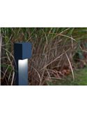 Poste de Luz exterior LED GEMINI XK 3000K/4000K negro/antracita