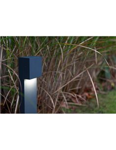 Poste de Luz exterior LED GEMINI XK 3000K/4000K negro/antracita 2
