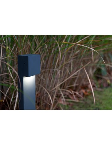 Poste de Luz exterior LED GEMINI XK 3000K/4000K negro/antracita