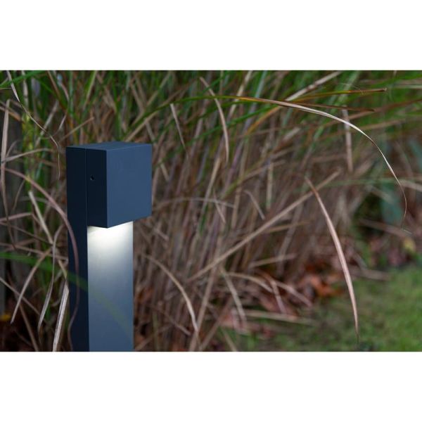 Poste de Luz exterior LED GEMINI XK 3000K/4000K negro/antracita