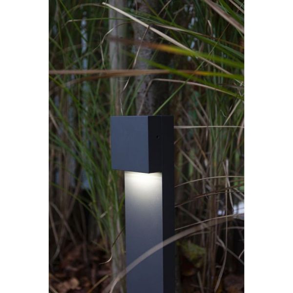 Poste de Luz exterior LED GEMINI XK 3000K/4000K negro/antracita