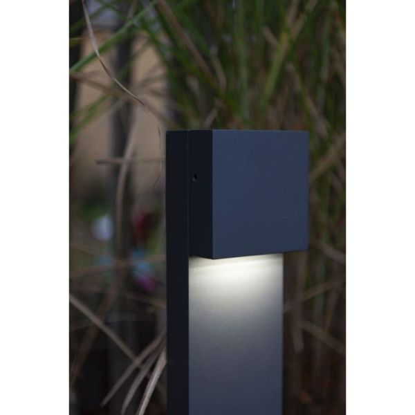 Poste de Luz exterior LED GEMINI XK 3000K/4000K negro/antracita