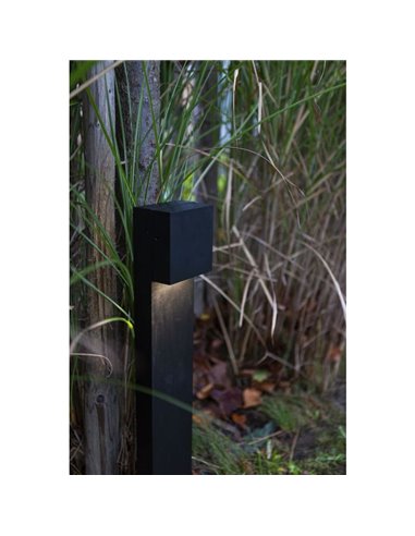 Poste de Luz exterior LED GEMINI XK 3000K/4000K negro/antracita