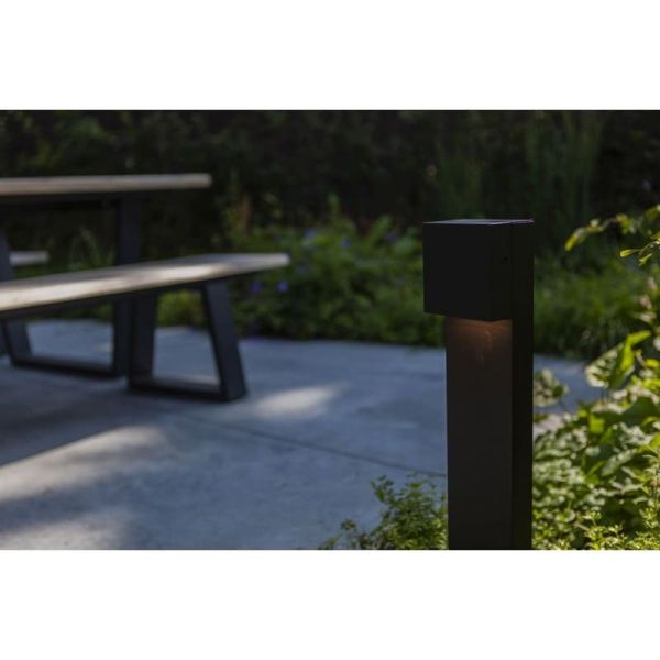 Poste de Luz exterior LED GEMINI XK 3000K/4000K negro/antracita