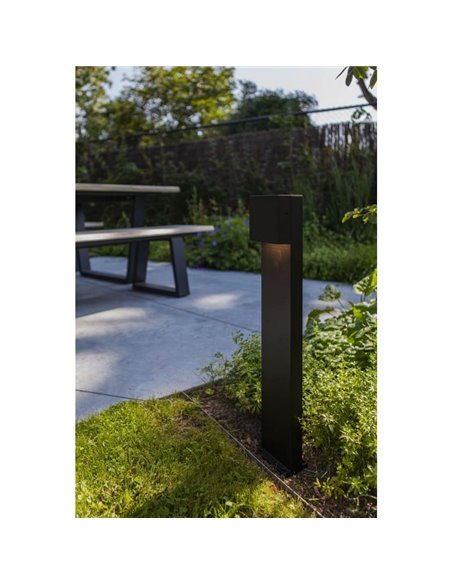 Poste de Luz exterior LED GEMINI XK 3000K/4000K negro/antracita