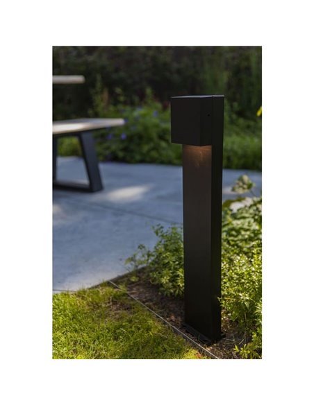 Poste de Luz exterior LED GEMINI XK 3000K/4000K negro/antracita