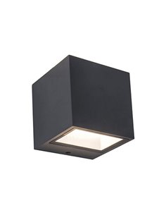 Aplique de pared exterior GEMINI MINI 3000K antracita