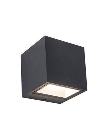 Aplique de pared exterior GEMINI MINI 3000K antracita