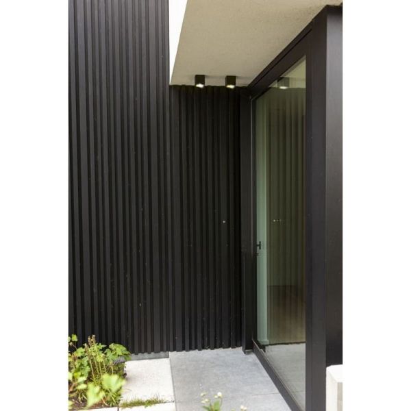 Plafonnier carré GEMINI anthracite 4000K