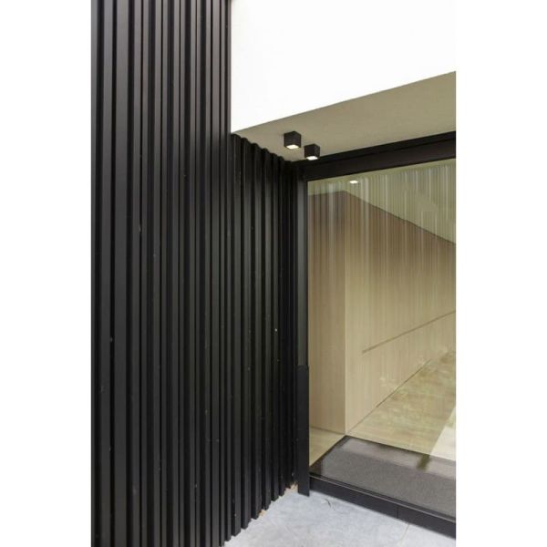 Plafonnier carré GEMINI anthracite 4000K