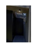 Plafón de techo cuadrado GEMINI negro  3000K