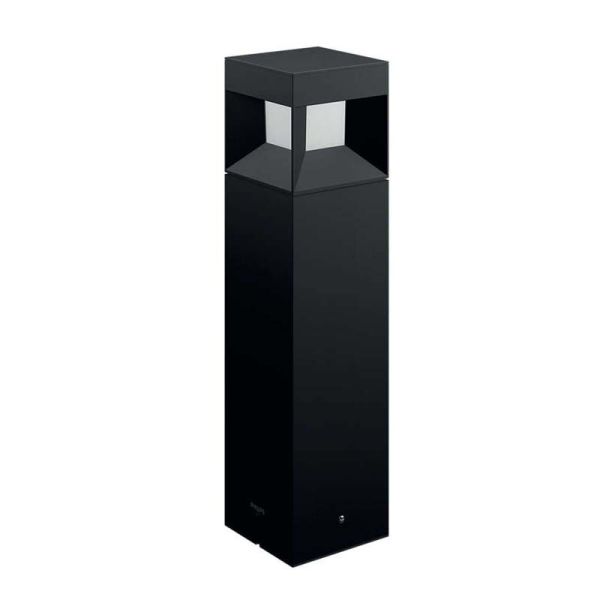 Baliza Sobremuro Negra Philips Parterre Philips LED Exterior Negro | LeonLeds