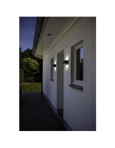 Aplique de pared exterior GEMINI M 4000K/3000K antracita/mate 2