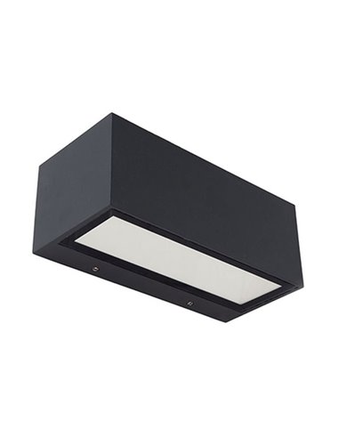 Aplique de pared exterior GEMINI M 4000K/3000K antracita/mate