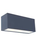 Aplique de pared exterior GEMINI L 4000K antracita 30x12x10,8cm