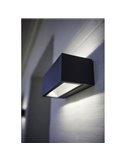 Aplique de pared exterior GEMINI L 4000K antracita 30x12x10,8cm