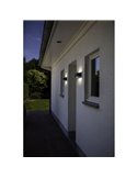 Aplique de pared exterior GEMINI L 4000K antracita 30x12x10,8cm