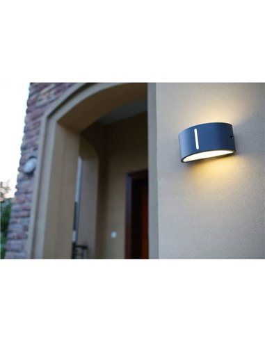 Aplique com iluminação LED ascendente e descendente BONN E27 antracite/ixox