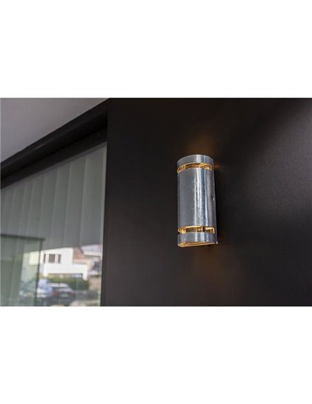 Applique murale résistante aux climats extrêmes RAN 14W 2xGU10 galvanisée