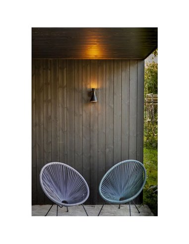 Aplique cônico de parede BRUND luminária ascendente e descendente GU10