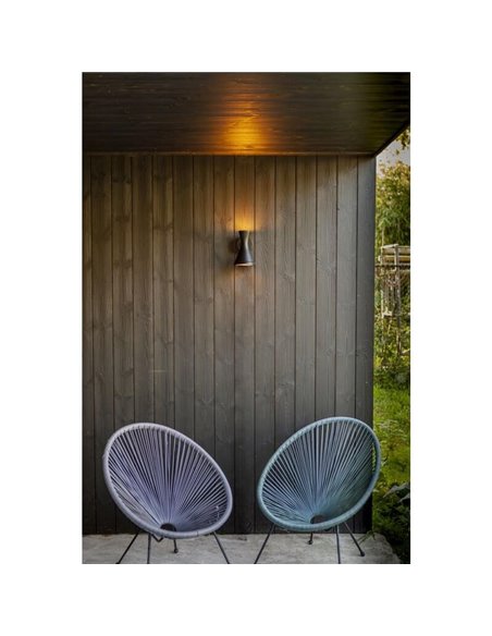 Aplique de pared cónico BRUND luz arriba y abajo GU10