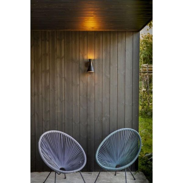 Aplique de pared cónico BRUND luz arriba y abajo GU10