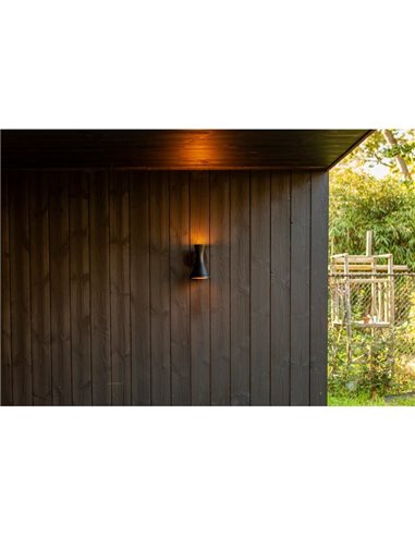 Aplique de pared cónico BRUND luz arriba y abajo GU10