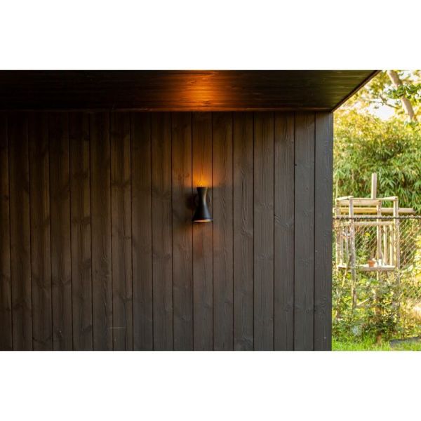 Aplique de pared cónico BRUND luz arriba y abajo GU10