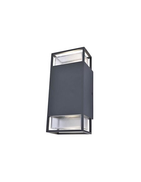 Aplique RIDGE up&down com design moderno 2xGU10