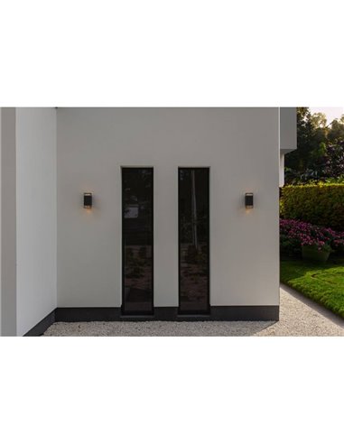 Aplique RIDGE up&down com design moderno 2xGU10