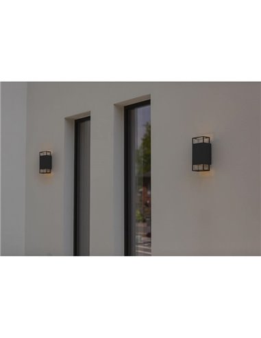 Aplique RIDGE up&down com design moderno 2xGU10