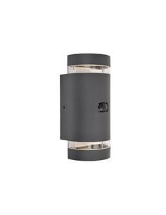 Aplique alta resistencia exterior FOCUS con sensor de movimiento GU10 antracita